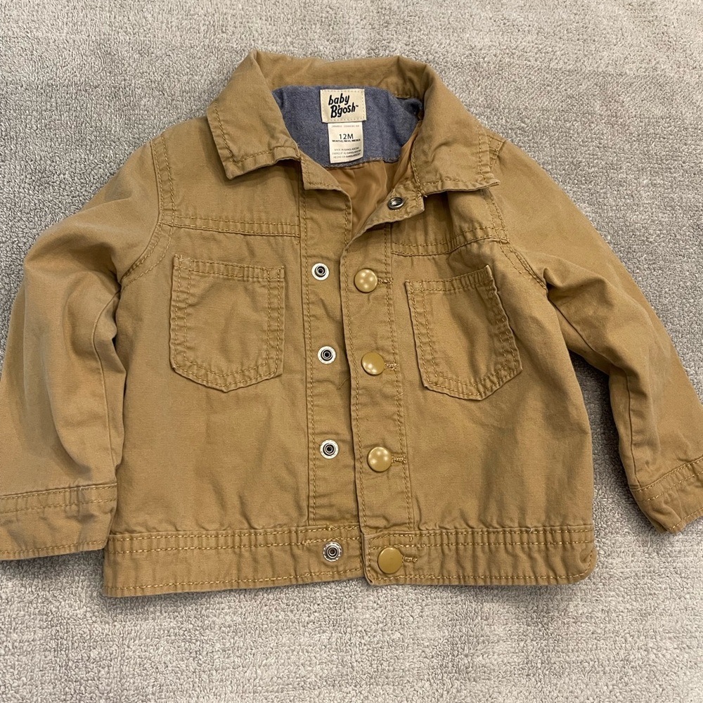 Tan Kids Jean Jacket